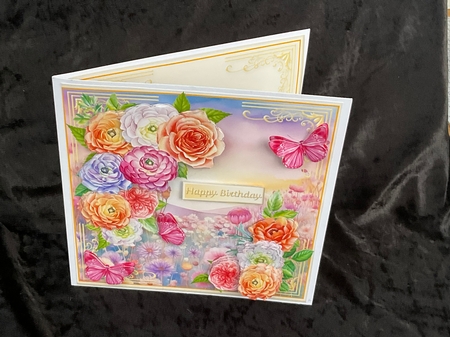 Celebrating Summer - Decoupage Card Mini Kit by Geraldine Harbour