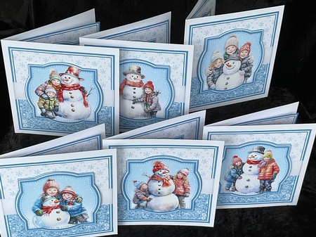 SNOWMEN FRIENDS by Geraldine Harbour