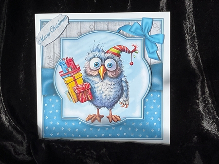 Christmas Owl Mini Kit    7X7 by Geraldine Harbour