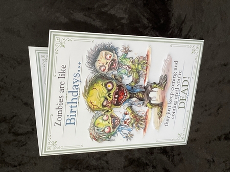 Zombies Are Like Birthdays by Geraldine Harbour