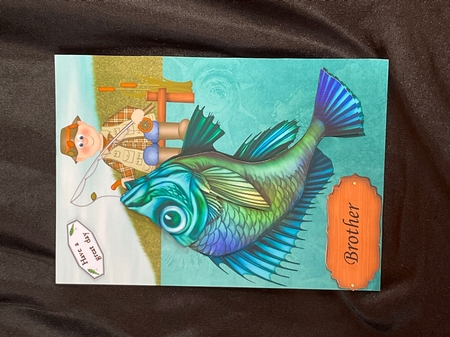 Catch of the Day - Father's Day, Dad, Son, Brother by Geraldine Harbour