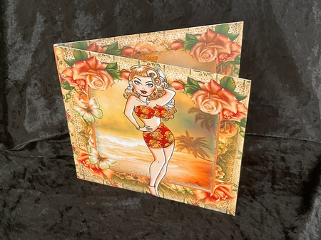 Wish You Were Here Card Front Kit by Geraldine Harbour