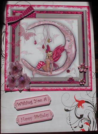 Fairy on the Moon by Geraldine Slate