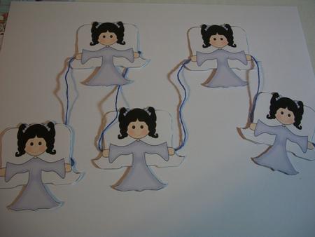 3D Christmas Angel Tree Decoration by Geri Stringer