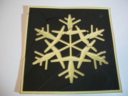 Christmas Snowflake - Fan Pyramage Topper by Geri Stringer