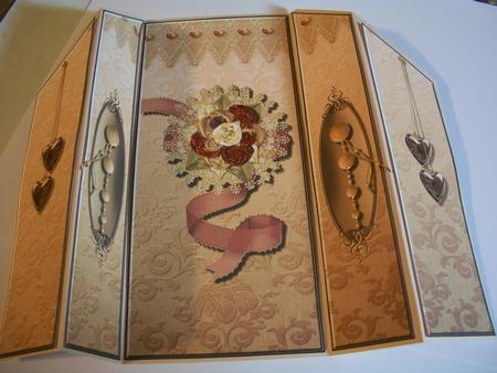 Vintage Floral Theatre Fold by Geri Stringer
