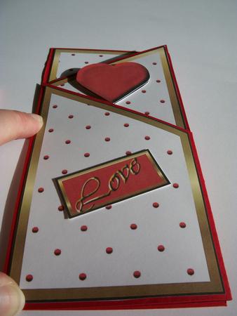 Hearts & Dots Cascade by Geri Stringer