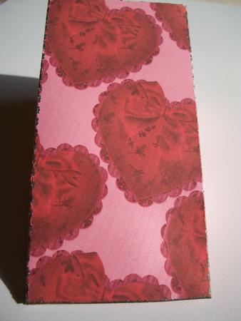 Valentines Hearts Cake Slice Gift Box in Pink by Geri Stringer