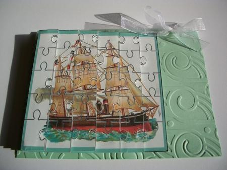 The Ship Jigsaw Topper by Geri Stringer