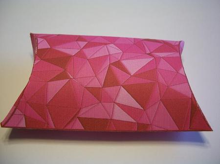 Pink Mosaic Pillow Box by Geri Stringer