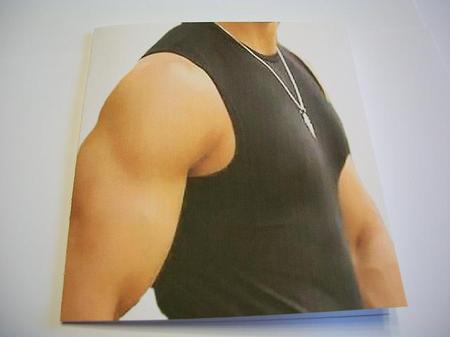 What a Hunk Shaped Card for a Special Girl or Guy by Geri Stringer