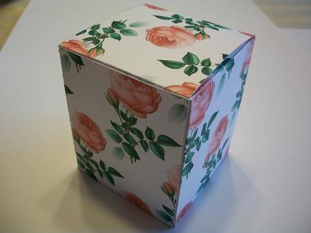 Rose in Bloom Tall Slim Gift Box by Geri Stringer