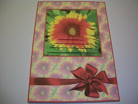 Stunning Floral Cardfront by Geri Stringer
