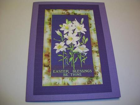 Pretty Easter Lilies by Geri Stringer