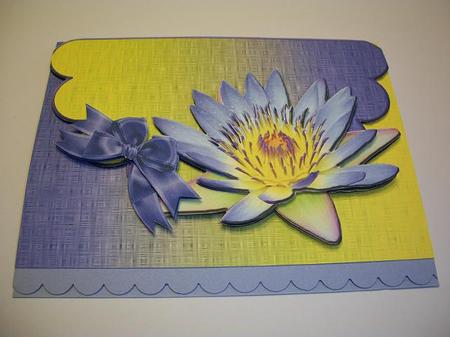 Scalloped Mock Envelope - Waterlily Yellows by Geri Stringer