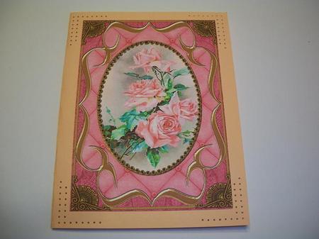 Poppies Fancy Bracket 7x5in Scalloped Bottom Stacker by Geri Stringer