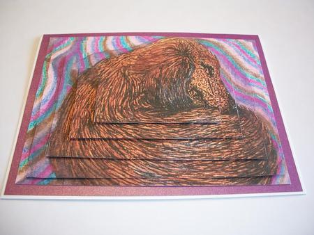Snoozing Dachshund Pyramage Topper by Geri Stringer