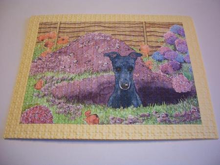 This Greyhound Dog Was Modest About His Achievements by Geri Stringer