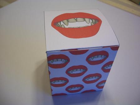 Vampires Kiss Tall Slim Gift Box by Geri Stringer