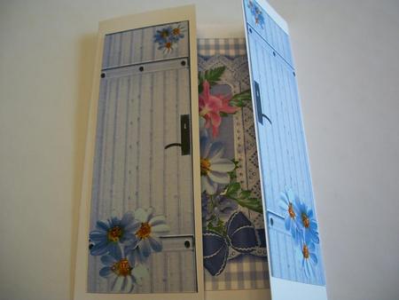 Summer Flowers with Bows, Gatefold by Geri Stringer