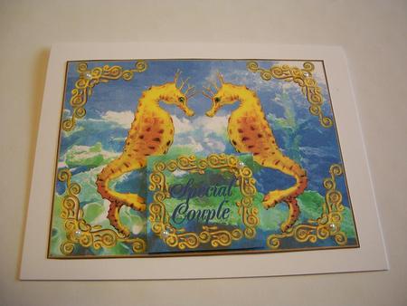 Golden Seahorses Love Special Couple Easy Step by Step by Geri Stringer