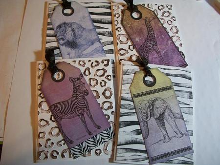 African Vintage Tags by Geri Stringer