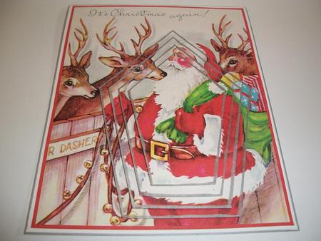 Santa and His Reindeer, Ready by Geri Stringer