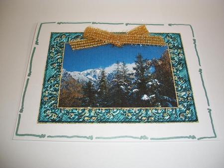 When Autumn & Winter Meet A4 Card Topper by Geri Stringer