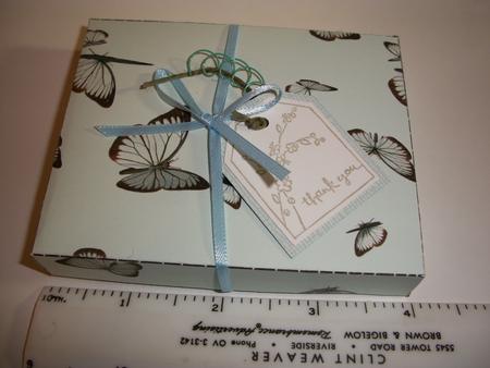 Butterfly Swarm Gift Box with Lid by Geri Stringer