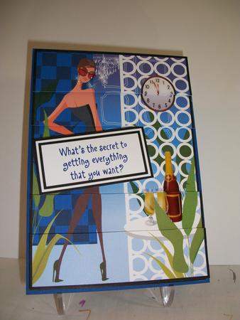 A Night Out Stacker Card by Geri Stringer