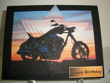 Riding Into the Sunset Star Pyramid by Geri Stringer