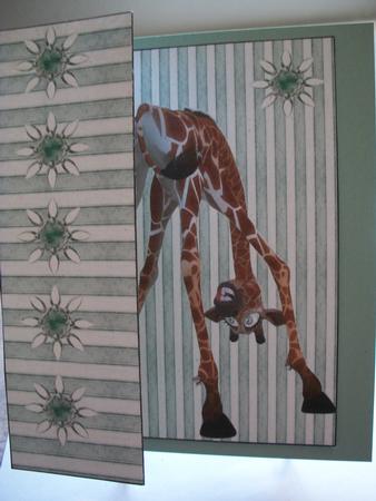 Stand Up Folded Card Heard Your'e Not Feeling Great Hope Th by Geri Stringer