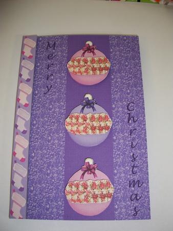 Lilac and Pink Baubles by Geri Stringer