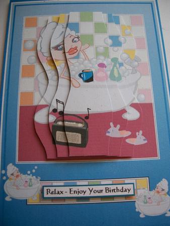 Enjoying a Soak in the Tub by Geri Stringer