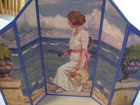 Ocean Walk-theatre Fold Card by Geri Stringer
