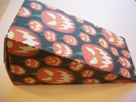 Halloween Pumpkins Cake Slice Gift Box by Geri Stringer