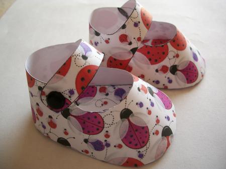 Lots of Ladybirds 3D Baby Shoes by Geri Stringer