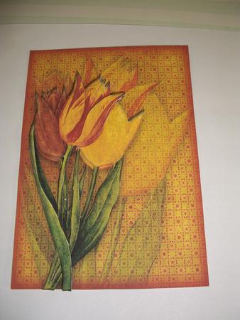 Vintage Floral 52, Tulips by Geri Stringer