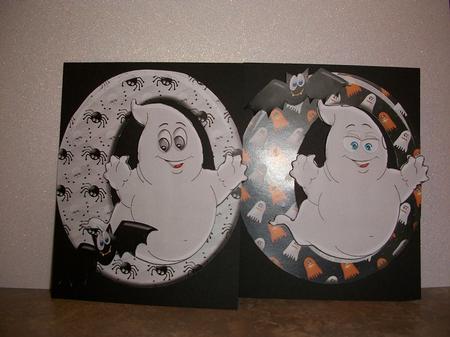 Ghosts and Bats in Spooky Frames by Geri Stringer