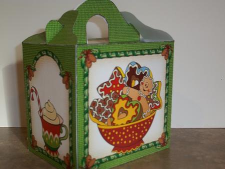 Gingerbread Gable Top Box 2 by Geri Stringer