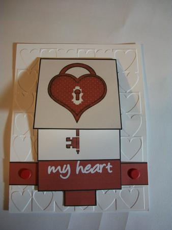 Key to My Heart Waterfall Sheet by Geri Stringer