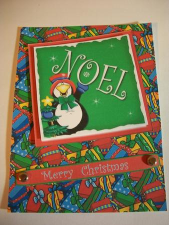 Joy and Noel Card Toppers by Geri Stringer