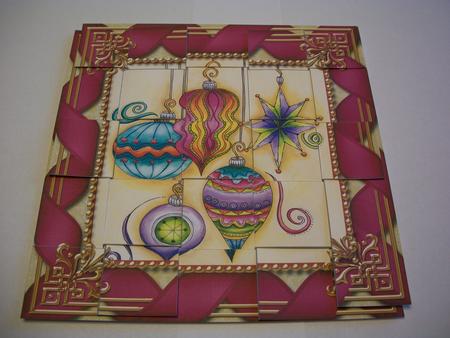 Christmas Decorations 3D Paper Weaving Kit by Geri Stringer