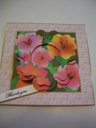 Hibiscus Floral Petal Pyramid by Geri Stringer