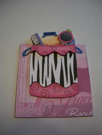 Beauty Bag Over the Edge by Geri Stringer