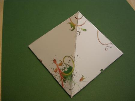 Swirly Girlie Pyramid Gift Box by Geri Stringer