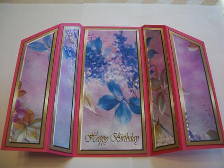 Floral Theatre Fold by Geri Stringer