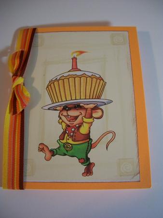 Candle Mouse A4. by Geri Stringer