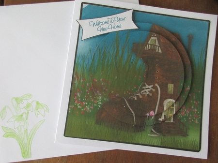There Was an Old Lady -  Alternative New Home Card by Gillian Birch