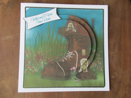 There Was an Old Lady -  Alternative New Home Card by Gillian Birch